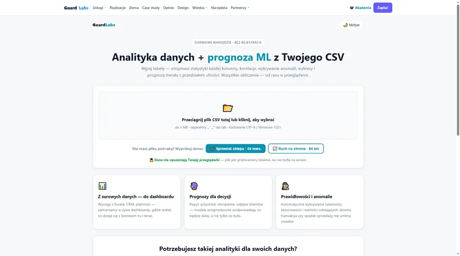 Data analysis tool